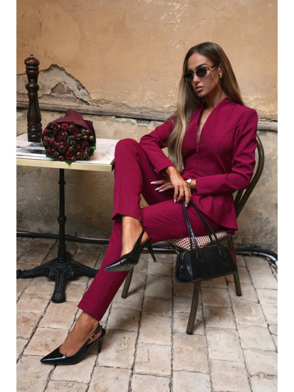 M878 Pepulm jumpsuit - maroon