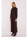 M879 Jumpsuit with stand-up collar - brown