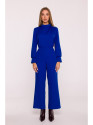 M879 Jumpsuit with stand-up collar - royal blue