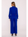 M879 Jumpsuit with stand-up collar - royal blue