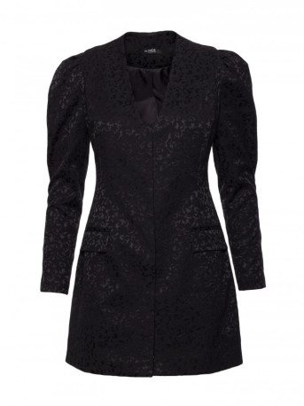 M881 Jacquard blazer dress - black
