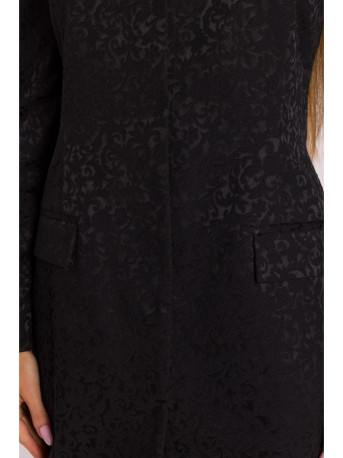 M881 Jacquard blazer dress - black