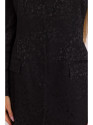 M881 Jacquard blazer dress - black