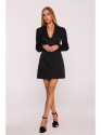 M881 Jacquard blazer dress - black