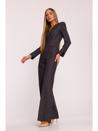 M883 Denim-look jumpsuit - graphite