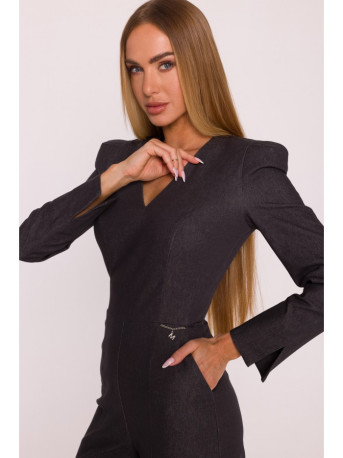 M883 Denim-look jumpsuit - graphite