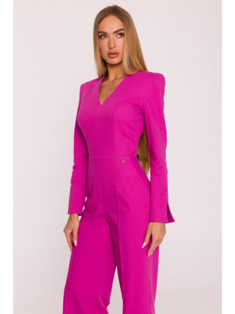 M883 Denim-look jumpsuit - pink