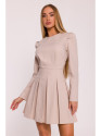 M884 Denim-look dress - beige