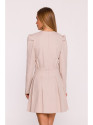M884 Denim-look dress - beige