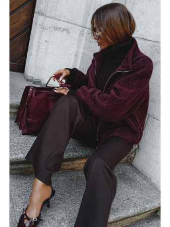 M885 Coat fabric jacket - maroon