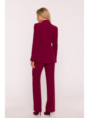 S417 Taliored blazer - maroon