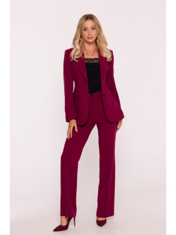 S417 Taliored blazer - maroon