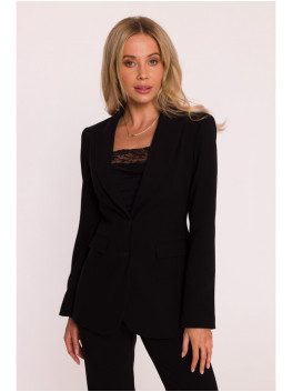 S417 Taliored blazer - black