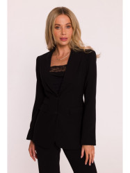 S417 Taliored blazer - black