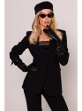 S417 Taliored blazer - black
