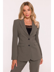 S417 Taliored blazer - khaki