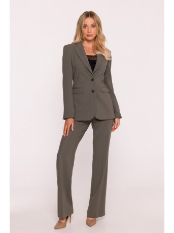S417 Taliored blazer - khaki