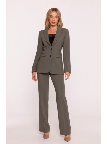 S417 Taliored blazer - khaki