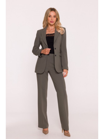 S417 Taliored blazer - khaki