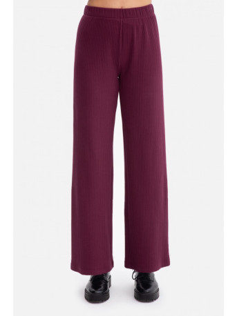 B300 Rib knit trousers - plum