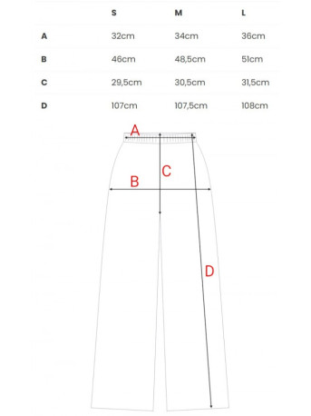 B300 Rib knit trousers - black