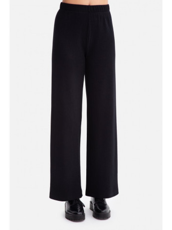 B300 Rib knit trousers - black
