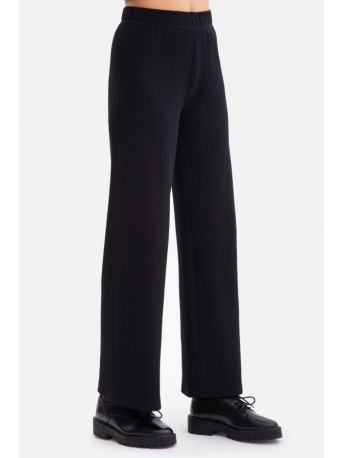 B300 Rib knit trousers - black
