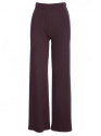 B300 Rib knit trousers - dark chocolate