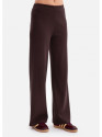 B300 Rib knit trousers - dark chocolate