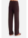 B300 Rib knit trousers - dark chocolate