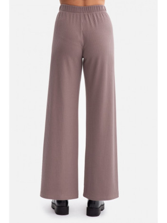 B300 Rib knit trousers - cocoa