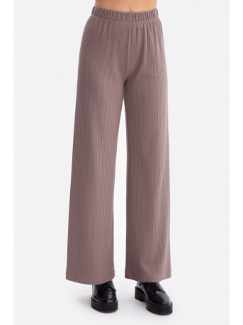 B300 Rib knit trousers - cocoa