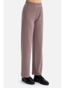 B300 Rib knit trousers - cocoa