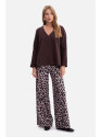 B302 Print knit trousers - model 1