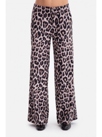 B302 Print knit trousers - model 1