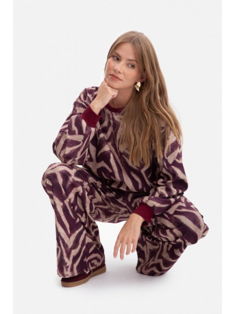 B302 Print knit trousers - model 2