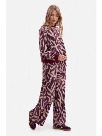 B302 Print knit trousers - model 2