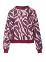 B303 Print knit sweatshirt - model 2