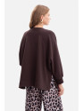 B306 Knit relaxed fit sweatshirt - dark chocolate