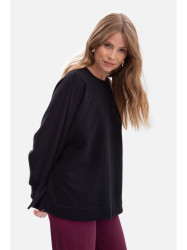 B306 Knit relaxed fit sweatshirt - black