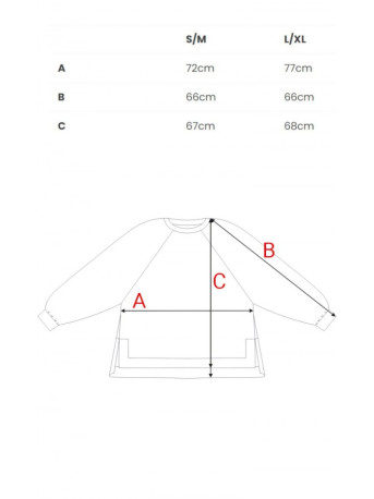 B306 Knit relaxed fit sweatshirt - vanilla