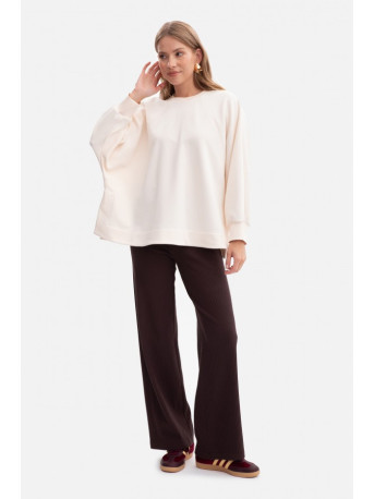 B306 Knit relaxed fit sweatshirt - vanilla