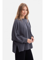 B306 Knit relaxed fit sweatshirt - steel