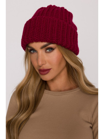 M895 Ribbed beanie - maroon