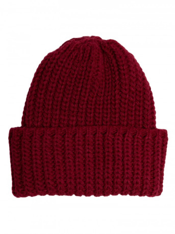 M895 Ribbed beanie - maroon