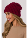 M895 Ribbed beanie - maroon