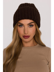 M895 Ribbed beanie - brown