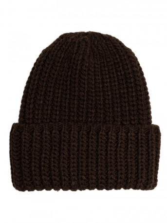 M895 Ribbed beanie - brown