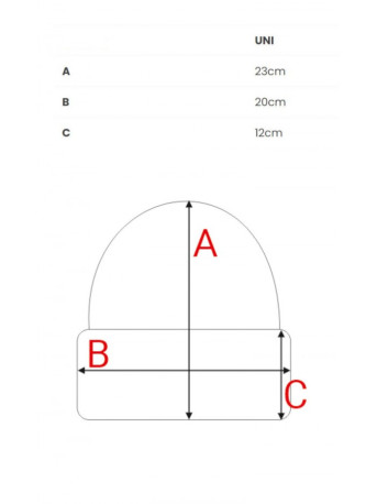 M895 Ribbed beanie - grey