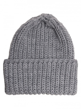 M895 Ribbed beanie - grey